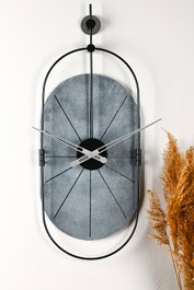 Wallity Sntr - Silver Reloj de pared decorativo